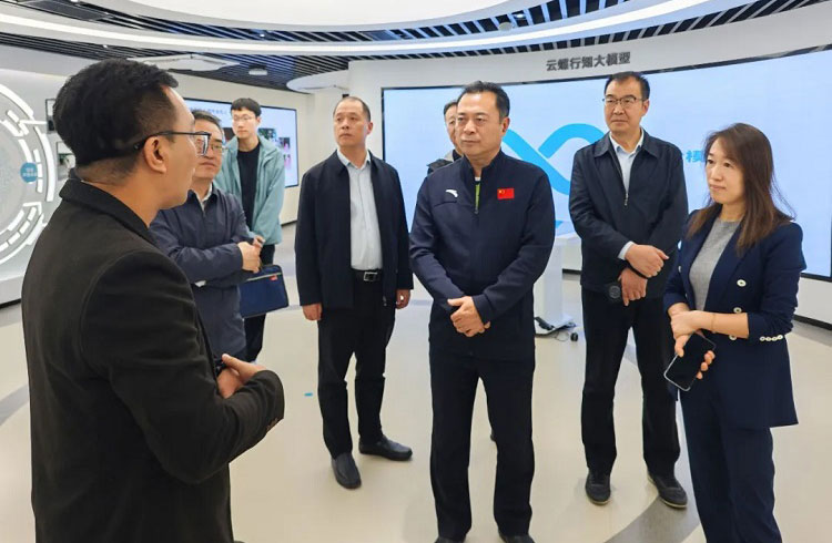 河南省科技厅厅长张锐率队到访云蝶科技，热议人工智能赋能产业高质量发展