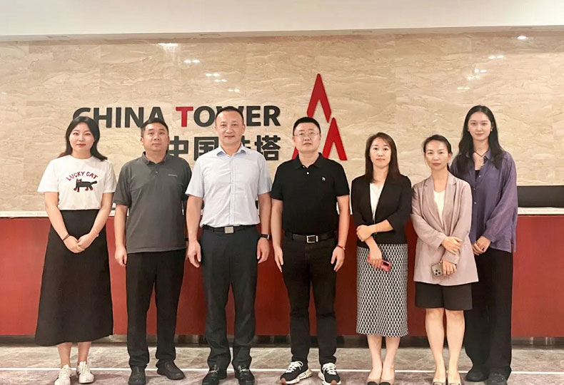 聚合力，共作为，云蝶科技总裁田雪松博士率队走访中国铁塔广州分公司